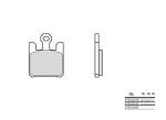 Plaquettes de frein Brembo 07SU26RC Carbone C&eacute;ramique Racing