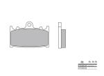 Plaquettes de frein Brembo 07SU30SP M&eacute;tal fritt&eacute;