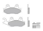 Plaquettes de frein Brembo 07YA21SA M&eacute;tal fritt&eacute;
