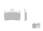Plaquettes de frein Brembo 07YA23SC M&eacute;tal Fritt&eacute;