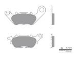 Plaquettes de frein Brembo 07YA28CC Organique