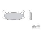 Plaquettes de frein Brembo 07YA34SA M&eacute;tal fritt&eacute;