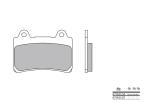 Plaquettes de frein Brembo 07YA3507 Organique