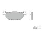 Plaquettes de frein Brembo 07YA39SP M&eacute;tal Fritt&eacute;