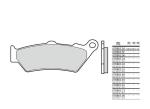 Plaquettes de frein Brembo origine 07BB0390 Organique