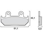 Plaquettes de freins Brembo Sinter M&eacute;tal Fritt&eacute; sport avant (Sp&eacute;cial S selon mod&egrave;le)