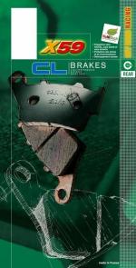 Plaquettes de freins CL Brakes Off - Road m&eacute;tal fritt&eacute; - 1147X59