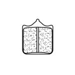 Plaquettes de freins CL Brakes Racing m&eacute;tal fritt&eacute; - 1207C60