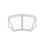 Plaquettes de freins CL Brakes m&eacute;tal fritt&eacute; - 1205ATV1