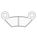 Plaquettes de freins CL Brakes m&eacute;tal fritt&eacute; - 1222ATV1