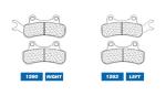 Plaquettes de freins CL Brakes m&eacute;tal fritt&eacute; - 1263ATV1