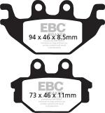 Plaquettes de freins EBC Carbone