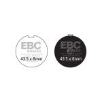 Plaquettes de freins EBC Organique avant
