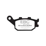 Plaquettes de freins EBC Sinter M&eacute;tal Fritt&eacute; arri&egrave;re (sp&eacute;cial ABS selon mod&egrave;le)