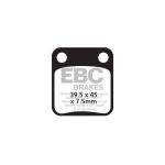 Plaquettes de freins EBC Sinter M&eacute;tal Fritt&eacute; avant/arri&egrave;re (sp&eacute;cial RS selon mod&egrave;le)