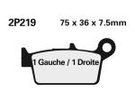Plaquettes de freins Nissin Off-Road semi-m&eacute;tallique - 2P-219GS