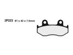 Plaquettes de freins Nissin route /Off-Road m&eacute;tal fritt&eacute; - 2P-223STMX