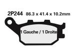 Plaquettes de freins Nissin route /Off-Road m&eacute;tal fritt&eacute; - 2P-244ST