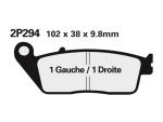 Plaquettes de freins Nissin route /Off-Road m&eacute;tal fritt&eacute; - 2P-281ST