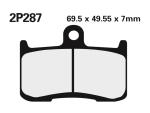 Plaquettes de freins Nissin route /Off-Road m&eacute;tal fritt&eacute; - 2P-287ST
