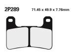 Plaquettes de freins Nissin route /Off-Road m&eacute;tal fritt&eacute; - 2P-289ST