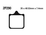 Plaquettes de freins Nissin route /Off-Road m&eacute;tal fritt&eacute; - 2P-290ST