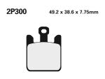 Plaquettes de freins Nissin route /Off-Road m&eacute;tal fritt&eacute; - 2P-300ST