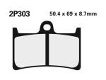 Plaquettes de freins Nissin route /Off-Road m&eacute;tal fritt&eacute; - 2P-303ST