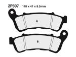 Plaquettes de freins Nissin route /Off-Road m&eacute;tal fritt&eacute; - 2P-307ST