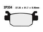 Plaquettes de freins Nissin route /Off-Road m&eacute;tal fritt&eacute; - 2P-334ST