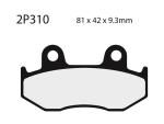 Plaquettes de freins Nissin route semi-m&eacute;tallique - 2P-310NS