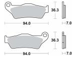 Plaquettes de freins SBS 1003 LS