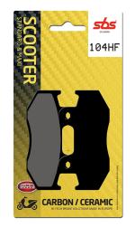 Plaquettes de freins SBS 104 558 HF