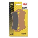 Plaquettes de freins SBS 192MS Sinter M&eacute;tal Fritt&eacute; avant