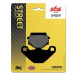 Plaquettes de freins SBS 546HF Organique avant/arri&egrave;re (selon mod&egrave;le)