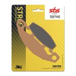 Plaquettes de freins SBS 597HS Sinter M&eacute;tal Fritt&eacute; avant