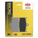 Plaquettes de freins SBS 631DC Racing carbon avant