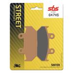 Plaquettes de freins SBS 647HS Sinter M&eacute;tal Fritt&eacute; avant