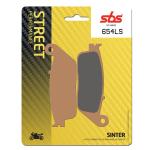 Plaquettes de freins SBS 654LS Sinter M&eacute;tal Fritt&eacute; avant/arri&egrave;re (selon mod&egrave;le)