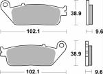 Plaquettes de freins SBS 700 LS