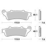 Plaquettes de freins SBS 721HS Sinter M&eacute;tal Fritt&eacute; Avant