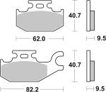 Plaquettes de freins SBS 754SI