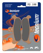 Plaquettes de freins Tecnium MX/Quad m&eacute;tal fritt&eacute; - MO108