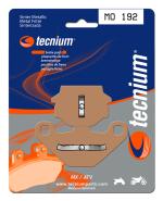 Plaquettes de freins Tecnium MX/Quad m&eacute;tal fritt&eacute; - MO192