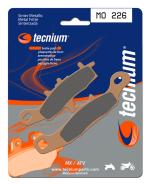Plaquettes de freins Tecnium MX/Quad m&eacute;tal fritt&eacute; - MO226