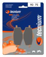 Plaquettes de freins Tecnium MX/Quad m&eacute;tal fritt&eacute; - MO75