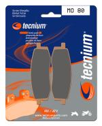 Plaquettes de freins Tecnium MX/Quad m&eacute;tal fritt&eacute; - MO80