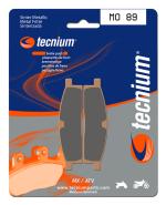 Plaquettes de freins Tecnium MX/Quad m&eacute;tal fritt&eacute; - MO89