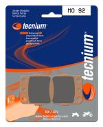 Plaquettes de freins Tecnium MX/Quad m&eacute;tal fritt&eacute; - MO92