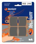 Plaquettes de freins Tecnium Maxi Scooter m&eacute;tal fritt&eacute; - MSS240